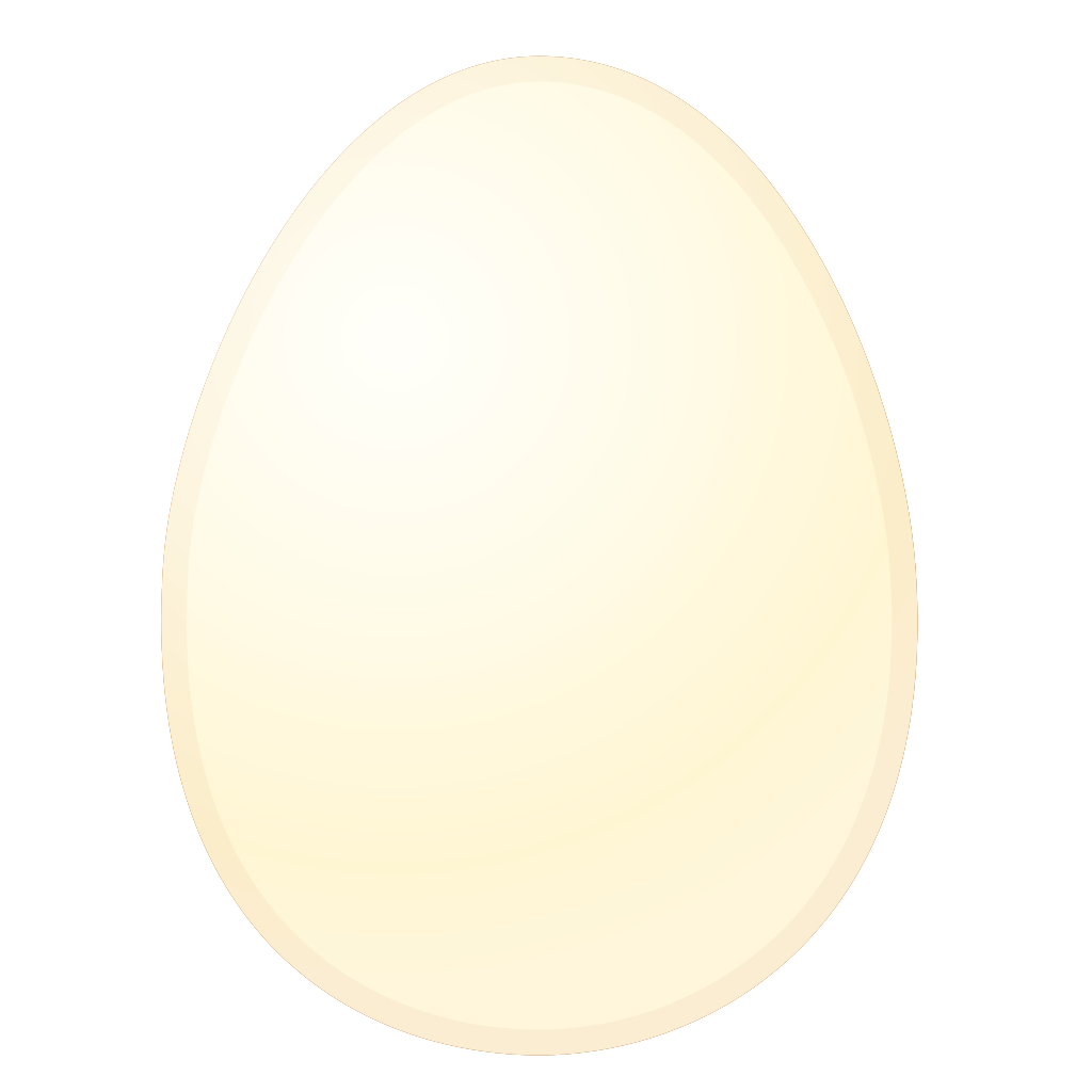 medium light tan egg