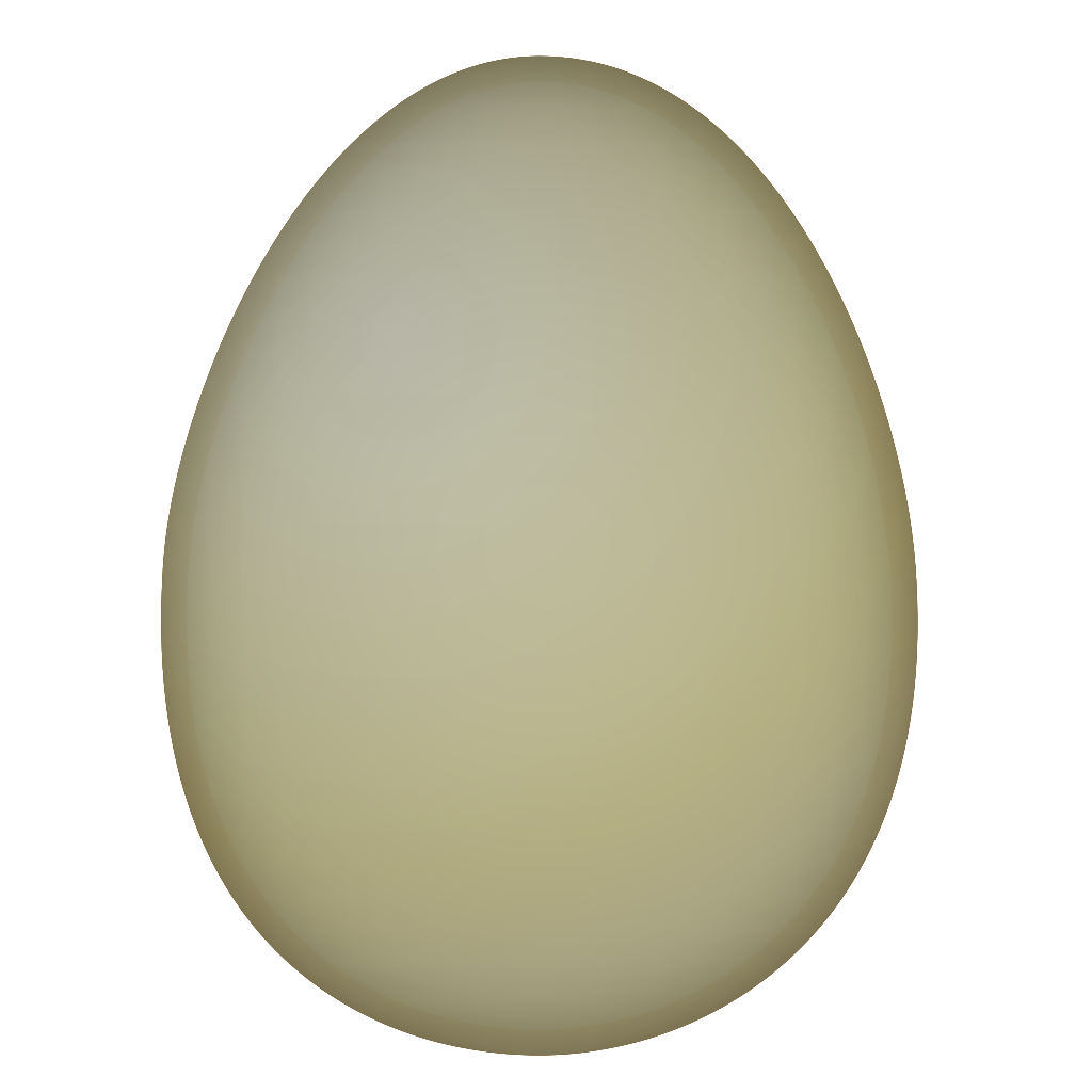 medium sage green egg