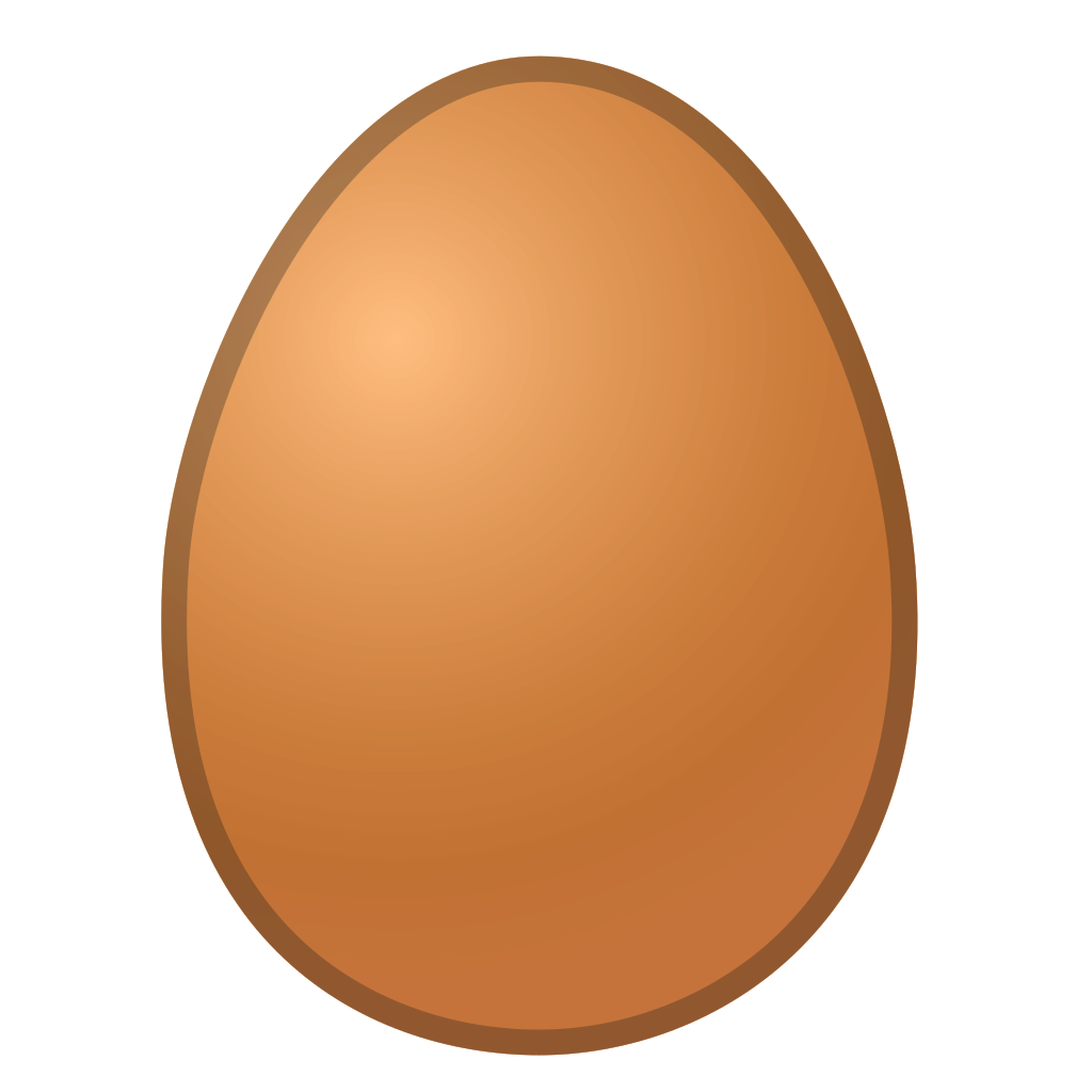 extra large reddish brown egg